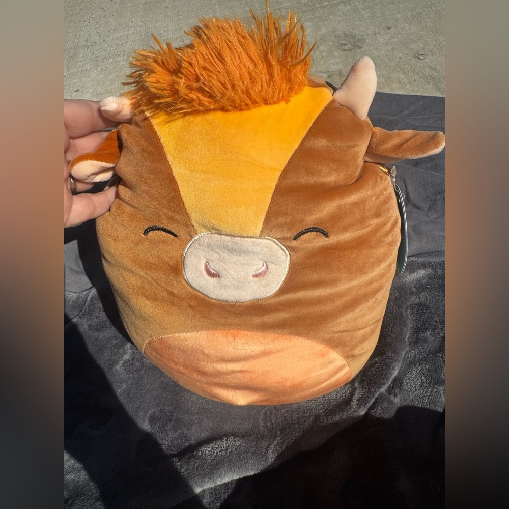 Brown and Orange Plush Toy